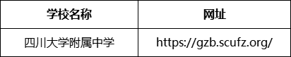 成都市成都十二中（四川大學(xué)附屬中學(xué)）網(wǎng)址是什么？