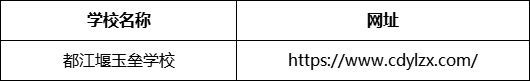 成都市都江堰玉壘學(xué)校網(wǎng)址是什么？
