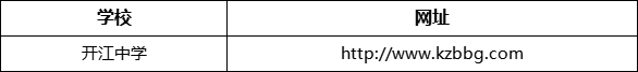 達(dá)州市開江中學(xué)網(wǎng)址是什么？