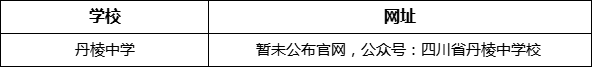 眉山市丹棱中學(xué)網(wǎng)址是什么？